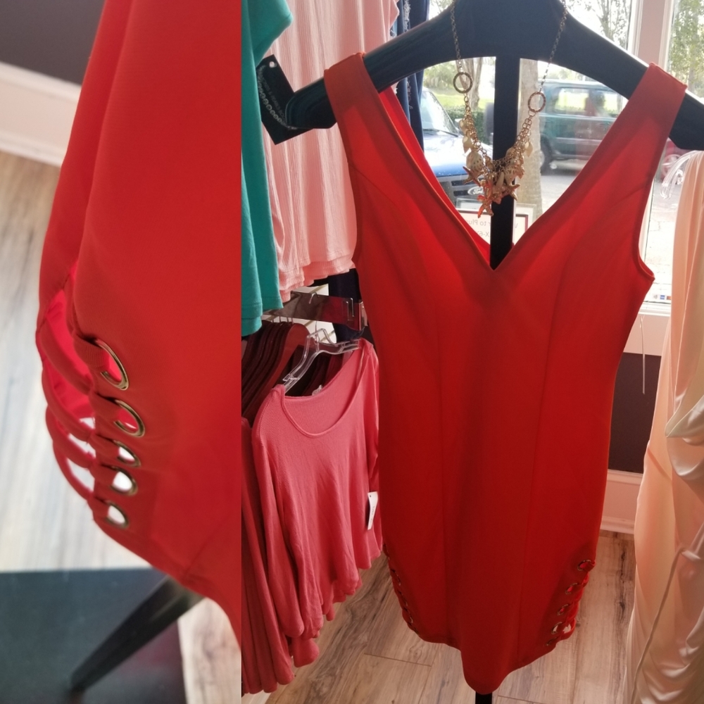 Orange Date Dress